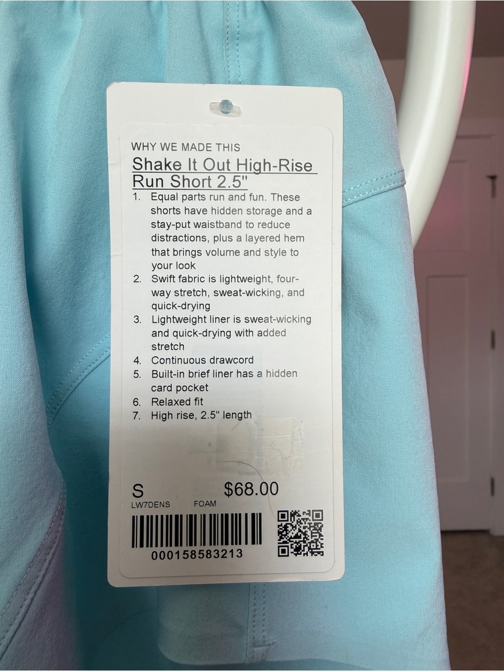 Lululemon Shake It Out High-Rise
Running Short 2.5" Size S - Picture 5 of 11